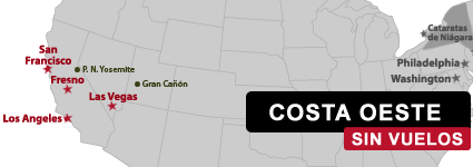 Viajes Costa Oeste de Estados Unidos con vuelos baratos
