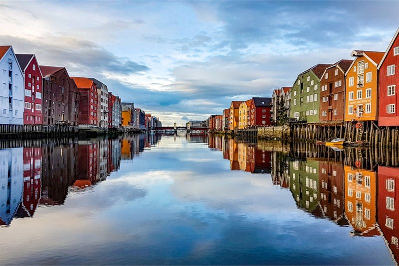 Viajar por Bellezas de Noruega Fin Copenhague