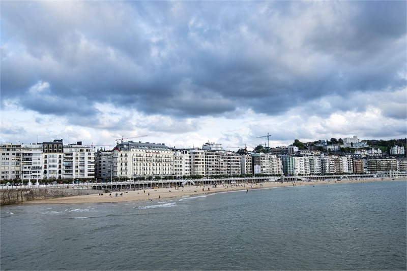 Viaje al País Vasco (Playa de la Concha, San Sebastián)